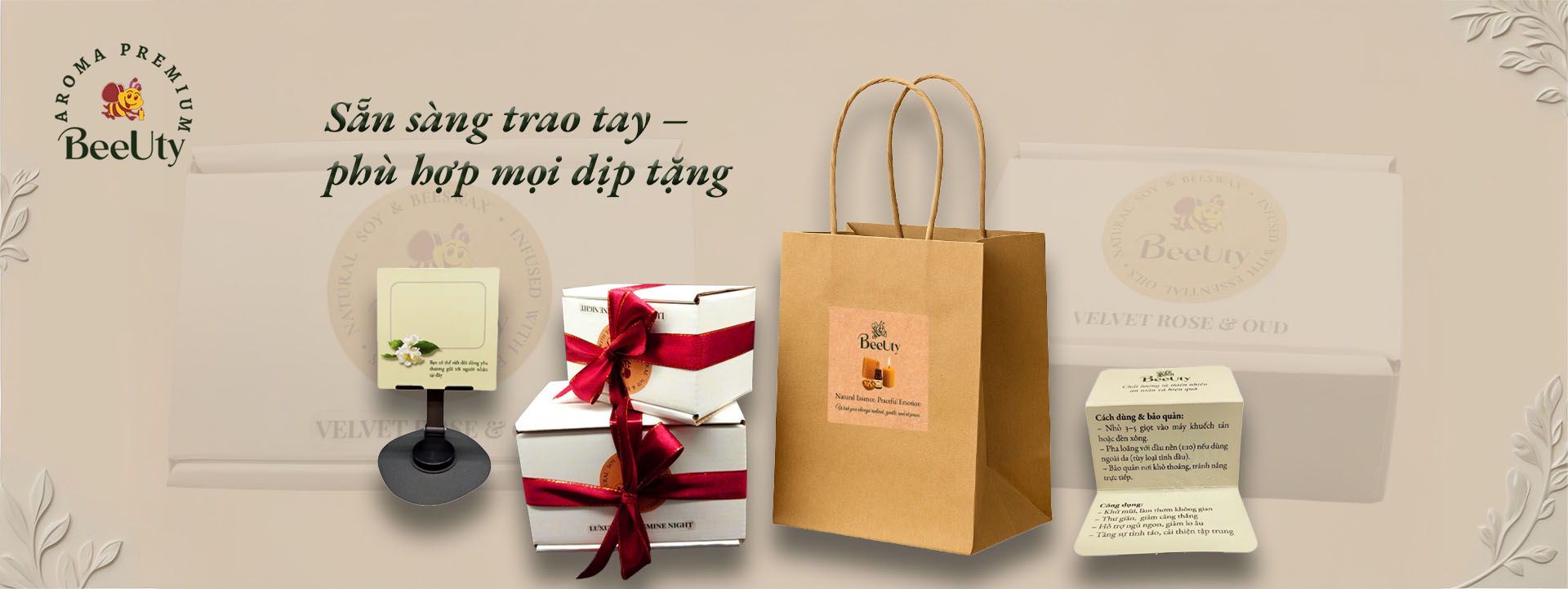 Sẵn sàng trao tay – phù hợp mọi dịp tặng