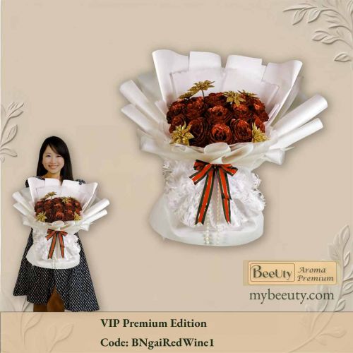 Bó hoa hồng BNgoiGalaRedWine1