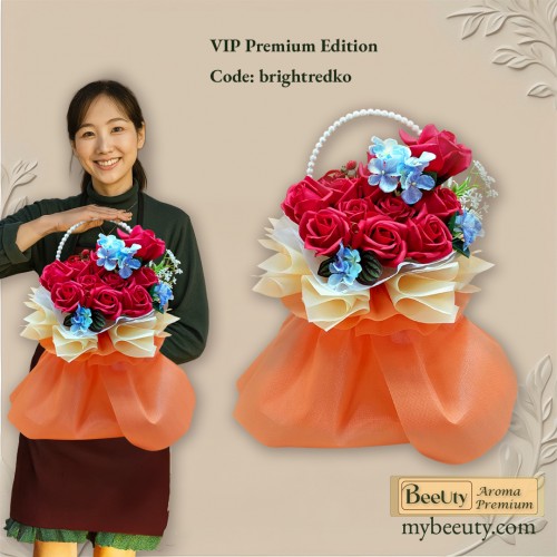 Bó hoa sáp kiểu Nhật Hàn brightredko