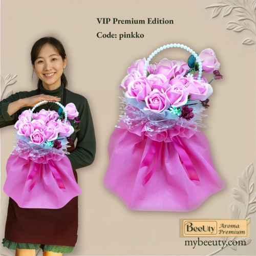 Bó hoa sáp kiểu Nhật Hàn pinkko