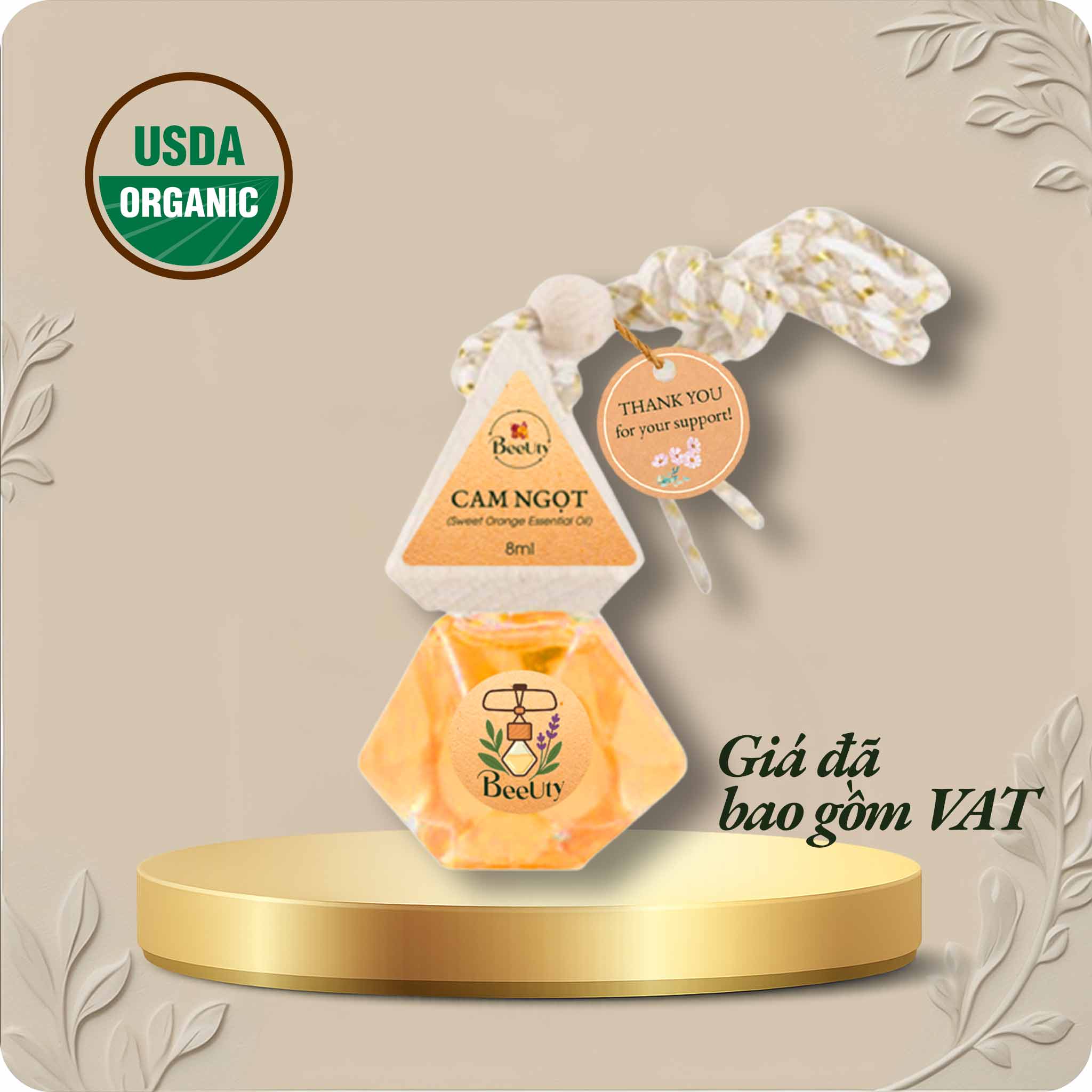 Tinh dầu treo xe ô tô Cam ngọt BeeUty